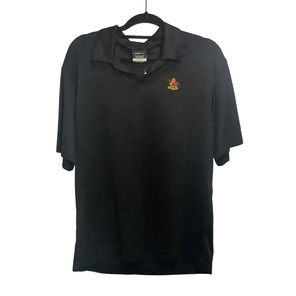 Nike Golf Men’s Black Dri -Fit Polo Size Large